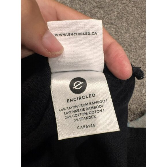 Encircled Women’s Black Sleek Long Sleeve Tied Up Dress XL EUC - Picture 5 of 6